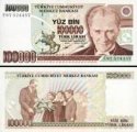 *100 000 Lír Turecko L.1970(1984-97), P205b UNC