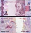 *5 Reais Brazílie 2010-21, P253 *5 Reais Brazílie 2010-21, P253