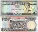 *1 fidžijský dolár Fidži 1987, P86 UNC