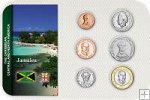 Sada 6 ks mincí Jamajka 10 Cents - 20 Dollars 1994-2009 blister
