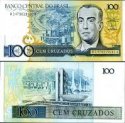 *100 Cruzados Brazília 1987, P211 UNC