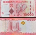 *10 000 Šilingov Tanzánia 2015, P44b UNC