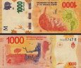 *1000 Pesos Argentína 2017-22, P366 UNC *1000 Pesos Argentína 2017-22, P366 UNC