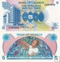 *5 Šilingov Uganda 1979 P10 UNC
