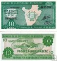 *10 Frankov Burundi 2005, P33e UNC