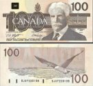 *100 Dolárov Kanada 1988 P99 UNC