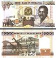 *5000 Šilingov Tanzánia 1995, P28 UNC *5000 Šilingov Tanzánia 1995, P28 UNC