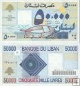 *50 000 Livres Libanon 1994-95, P73 UNC