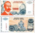 *5 000 000 Dinárov Bosna a Hercegovina (Srbsko) P156 UNC *5 000 000 Dinárov Bosna a Hercegovina (Srbsko) P156 UNC