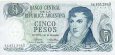 *5 Pesos Argentína 1974-76, P294 UNC *5 Pesos Argentína 1974-76, P294 UNC