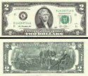 *2 americké doláre USA 2013 K, Jefferson P538aK UNC