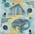 *10 Kina Papua Nová Guinea 2010, polymer P40 UNC *10 Kina Papua Nová Guinea 2010, polymer P40 UNC