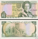 *1 Libra Jersey 1989, P15 UNC