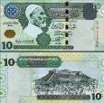 *10 Dinárov Libya 2004, P70 UNC