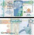*10 Rupií Seychely 2013 P46 UNC, Central Bank Anniversary *10 Rupií Seychely 2013 P46 UNC, Central Bank Anniversary