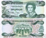 *1 Dolár Bahamy 1984 P43a UNC