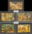 Známky Sovietsky zväz 1982 Lacquer Mstera, nerazítkovaná séria Známky Sovietsky zväz 1982 Lacquer Mstera, nerazítkovaná séria
