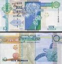 *10 Rupií Seychely 2013, P42 UNC emisia s dátumom