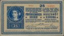 *25 koruna Rakúsko-Uhorsko 1918, P13 XF
