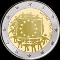 *2 Euro Litva 2015, Vlajka EÚ