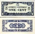 *1 Cent Malajsko 1942 M1 japonská okupácia AU/UNC