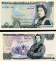 *5 Libier Veľká Británia 1980-88, P378c UNC