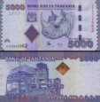 *5000 Šilingov Tanzánia 2015-2025, P43 UNC *5000 Šilingov Tanzánia 2015-2025, P43 UNC