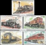 *Známky Kuba 1975 Vývoj železnice séria MNH