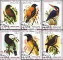 *Známky Svätý Tomáš 1979 Vtáci, razítkovaná séria