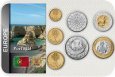 Sada 7 ks mincí Portugalsko 1 - 200 Escudos 2001 blister Sada 7 ks mincí Portugalsko 1 - 200 Escudos 2001 blister