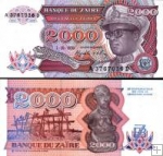 *2000 Zaires Zair 1991, P36a UNC