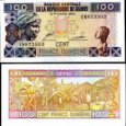 100 Guinejských Franků Guinea 1998, P35a UNC 100 Guinejských Franků Guinea 1998, P35a UNC