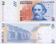 *2 Pesos Argentína 1997, P346 UNC *2 Pesos Argentína 1997, P346 UNC