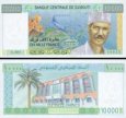 *10 000 džibutských frankov Džibutsko 2009, P45 UNC *10 000 džibutských frankov Džibutsko 2009, P45 UNC