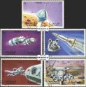 *Známky Sharjah 1972 Vesmír Luna 9, razítkovaná séria