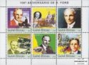 *Známky Guinea Bissau 2003 Henry Ford, MNH hárček