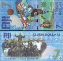 *7 dolárov Fiji 2017, P120 pamätná UNC