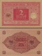 *2 Mark Nemecko 1922 P59 UNC, Darlehnskassenschein *2 Mark Nemecko 1922 P59 UNC, Darlehnskassenschein