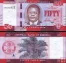 *50 Dolárov Libéria 2022, P40 UNC