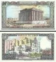 *50 Livres Libanon 1988, P65d UNC