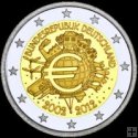 *2 Euro Nemecko 2012 A, 10. výročie zavedenia Eura