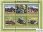 *Známky Guinea Bissau 2001 Motorky, nerazítkovaná séria MNH