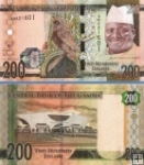 *200 Dalasis Gambia 2014-15, P36 UNC