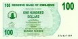 *100 Dolárov Zimbabwe 2006, P42 UNC *100 Dolárov Zimbabwe 2006, P42 UNC