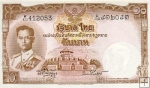 *10 Bahtov Thajsko 1953, P76 UNC