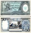 *50 Rupií Indonésie 1964, P96 UNC *50 Rupií Indonésie 1964, P96 UNC