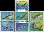 Známky Tanzánia 1993 Žraloky, séria MNH