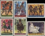 *Známky Guinea 1966 Tance Guinei, razítkovaná séria