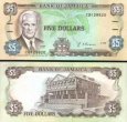 *5 Dolárov Jamajka 1991, P70d UNC *5 Dolárov Jamajka 1991, P70d UNC