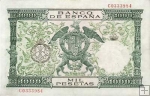 *1000 Pesetas Španělsko 1957(58), P149 XF